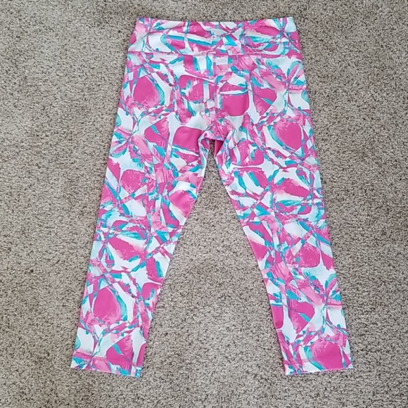 90 Degree sz S Print Capri Leggings - Picture 7 of 8